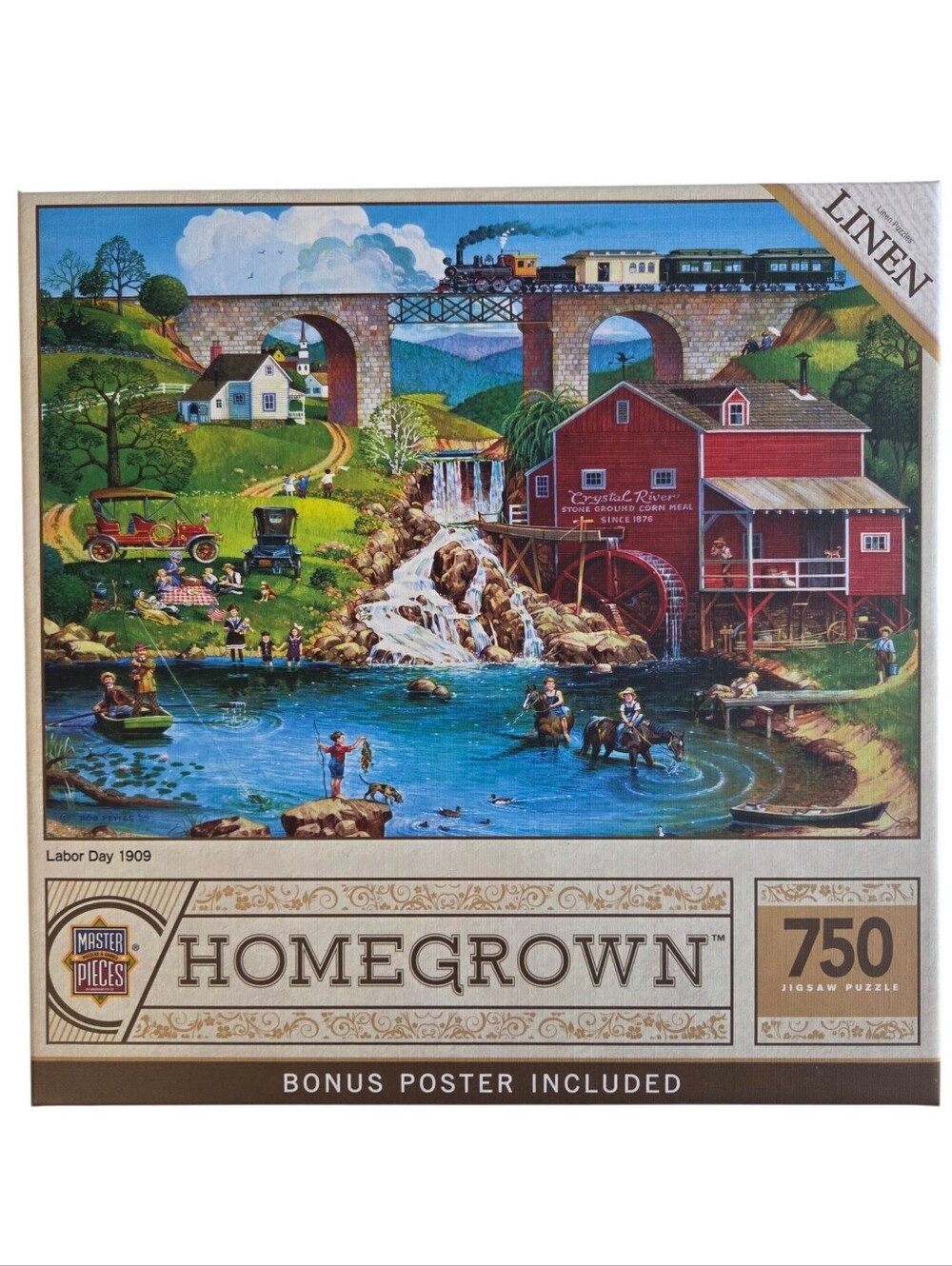 Homegrown "Labor Day 1909" 750 Piece Jigsaw Puzzle - Picture 2 of 4